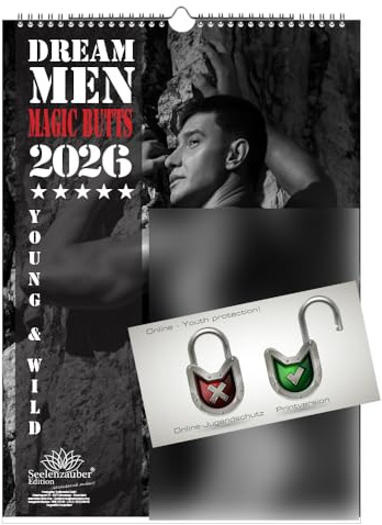Sexy Dream Men Butts Kalender für 2026 DIN A3 Erotik Männer Mann - Seelenzauber