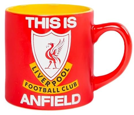 Liverpool F.C. Mini This is Anfield Ceramic Mug, 200ml, Dishwasher Safe