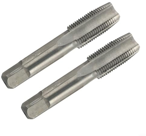 URPIZY Jeu de 2 tarauds 9/16-20 TPI | Filetage à gauche droite HSS en acier rapide | Spécialement conçu pour la réparation de manivelle de vélo (M18 x 1,5 mm)