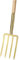 IDEAL Idealspaten 67050001 Spatengabel mit Bajonettzinken, Gold, 40 x 25 x 15 cm