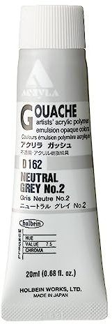 Holbein Acryla Gouache Neutral Grey No.2 (A) 20ml