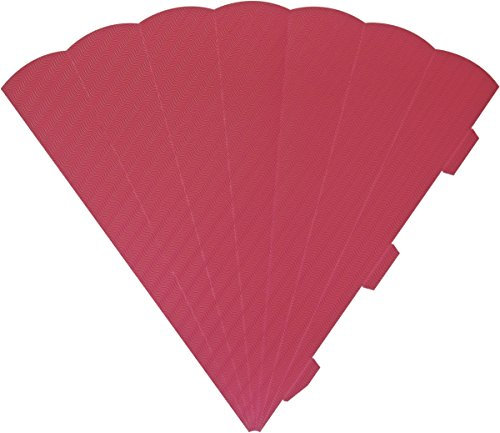 HEYDA Schultüten-Zuschnitt, 6-eckig, 41 cm, rot