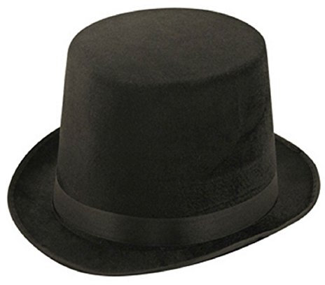 HENBRANDT Zylinder, Velours, viktorianischer Zylinder, für Erwachsene