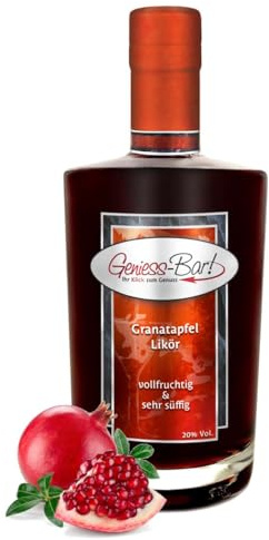 Granatapfel Likör 0,5L Fruchtbombe mit imponierend vollem Aroma