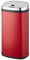 KITCHEN MOVE Largo Papelera de Cocina automática con Forma Cuadrada de Acero Inoxidable, Capacidad 42 litros, Color Rojo – Nuevo Modelo 2016