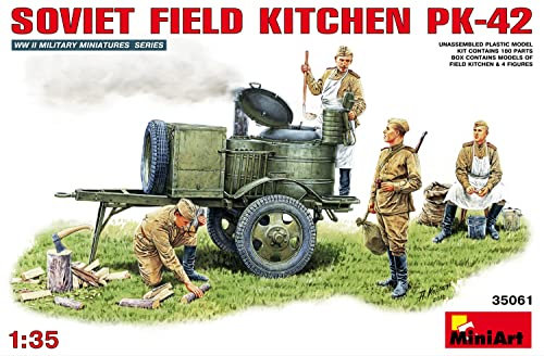 Miniart 1:35 Scale Soviet Field Kitchen KP-42 Building kit (Multi-Colour)