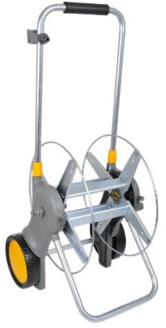 Hozelock 90 m Montierter Metall-Schlauchwagen