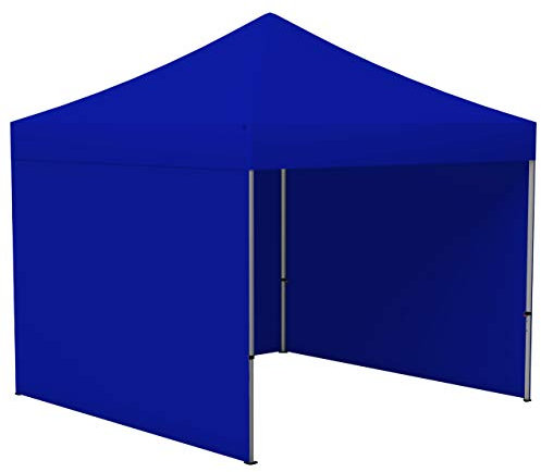 Vispronet Profi Faltpavillon/Faltzelt Basic 3 x 3 m, blau (3 Zeltwände) - weitere Farben und Größen lieferbar