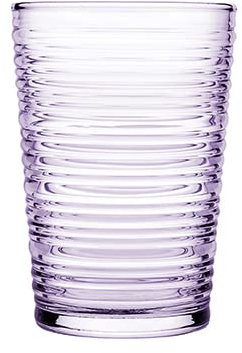 Eau et de verre jus Violet 290 ml Lot de 3