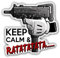 Aufkleber Keep Calm Sticker Fun Skater Sakteboard Boarder Auto Camper Wohnwagen Bulli Gangster JDM Tuning Motorrad Moped
