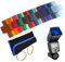 BINZZO Beleuchtungsfilter Blitzgel-Set, 14 Farben, 20 Stück Dicker mit 2 elastischen Bändern, handliche Tasche, hohe Temperaturbeständigkeit, kreative Fotografie