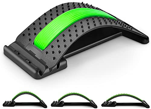 Dispositivo per Distendere la Schiena,Barella Posteriore Lombare,Agopuntura Arca Massaggiatori Schiena Arcuati,Allungamento del Tessuto Muscolare della Colonna Vertebrale e Schiena