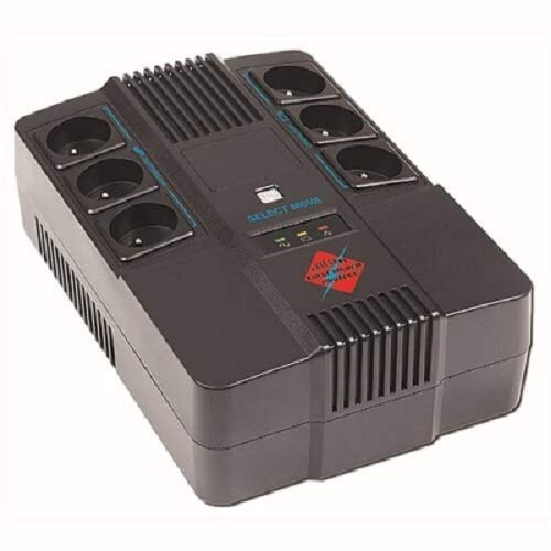 ONDULEUR FIRST MOVER SELECT 6 PRISE 800VA 480W AFFICHE LED-6 PRISES FRANCAISES(3+3) 1x12V/9Ah