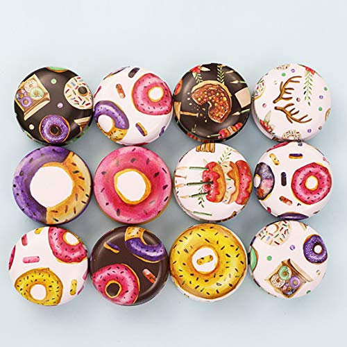 FineInno 12PCS Boite Metal Ronde Candle Can Boite de Rangement Cuisine Tinplate Box Petite Boite Bijoux Candy Box Pot Bougie Vide en Fer
