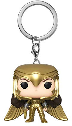 Funko Figurine Pop Keychain WW84 Wonder Woman Golden Armor