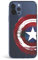 LA CASA DE LAS CARCASAS Schutzhülle für iPhone 13 Pro, offizielles Marvel, Kapitän Amerika, transparent, Marvel