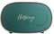 Halterrego Enceinte Bluetooth Style rétro Couleur Verte. BT V5.0, Lecteur de Carte Micro SD, Aux in, 6w RMS, Batterie Rechargeable de 1200mAh.