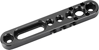 SZRIG Aluminium-Käsestange mit 1/4-20 & 3/8-16 Gewindeloch für Monitor (75 mm Mittelabstand)