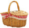 Wicker Picknick Korb Haus mit Deckel und & für Picknicks, Partys und Abende