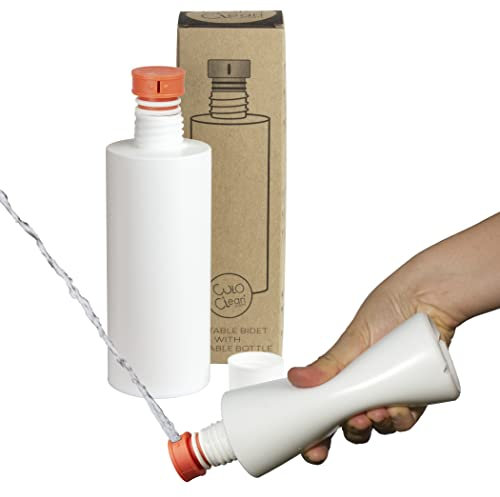 CuloClean Bidet Portable avec Bouteille (330ml) (Corail)