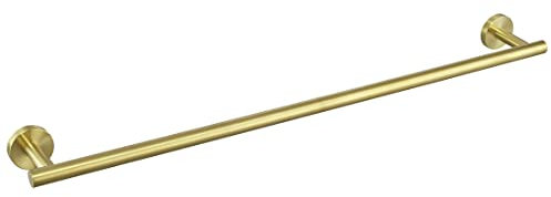 KES Handtuchhalter Gold Handtuchstange Edelstahl SUS304 Badetuchhalter Wandmontage 70CM Handtuch Halter Gebürstet Gold, A2000S70B-BZ