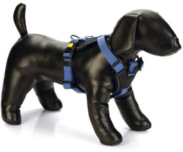 Beeztees Premium Parinca Y-Geschirr - Hundegeschirr - Nylon - blau - 45-