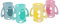 Healifty 4 Pièces Bébé Protecteur Bébé Accessoires Pour Garçons Silicone Bébé Biberon En Verre Étui De Biberon Verre Bébé Couverture Couvre Pour