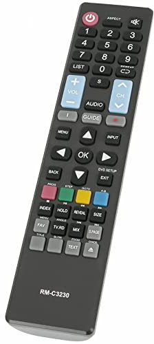 Télécommande Replace fit for RCA HKC 32C1NHD-T2 50F1 40K7A 43F6 RS50U1-EU RB40F1-EU RS43F1-EU RS65U1-EU 13M4C RB32H1-EU RS55U1-EU 50A7520F 50A7540F 50A7560F 50AE7400F 50AE7410F 50AE7430F 50AE7450F