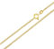 Generisch Echtgold 8 kt 333 Gold Goldkette Panzerkette Halskette Kette Collier Schmuck verschiedene Breiten und Längen (42.00, Breite 1,6 mm)
