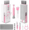 Alyvisun 11 en 1 Kit Limpieza PC Multifuncional, Cepillo de Limpiador Teclado con Extractor de Teclas, para Laptop, Teléfonos, Auriculares, Rosa