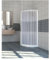 Crisalide ® - Box Doccia a Soffietto Semicircolare, Bianco 2 Misure Differenti 80x80 CM/ 90x90 CM, Altezza 185 CM (80 x 80 CM)