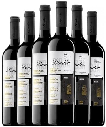 Bodegas Franco Españolas Bordón Rioja Reserva 75 cl Vino tinto (Caja de 6 Botellas de 75 cl)