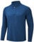 TACVASEN Herren Jogging UV-Schutz Sonnenschutz Fitness Shirts Laufen Outdoor mit Stehkragen (XL, Marineblau)