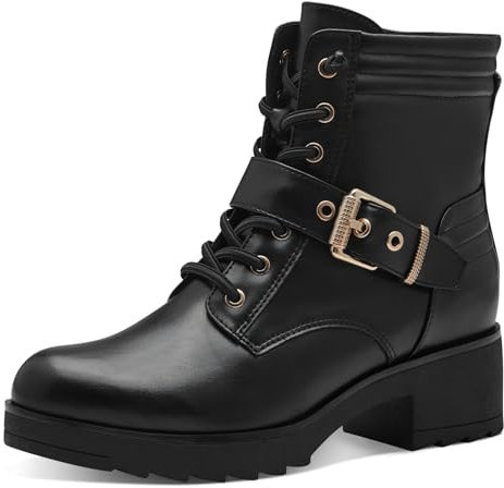 MARCO TOZZI Damen 2-25210-43 Stiefelette, Schwarz, 38 EU