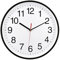Plumeet Stille Wanduhr, 30cm Geräuschelose Nicht Tickende Qualitative Schwarze Quarz-Wanduhr Dekorative Wohnung/Küche/Büro/Schuluhr, Einfach zu Lesen, Batteriebetrieben (Weiß)