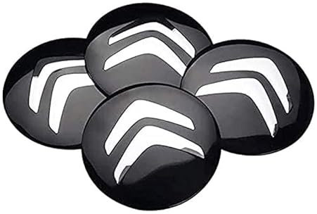 4 Stück Auto Radnabenkappen Aufkleber für Citroen C5 X C4 C3 C2 C1 DS3 D-S4 DS5 C6 56mm, Radnabendeckel Aufkleber Auto Nabendeckel Aufkleber Nabenkappen Aufkleber