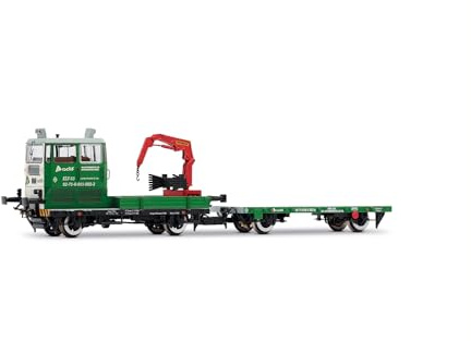 Electrotren HE2011 ADIF, maintenance vehicle KLV 53, green livery, ep. VI Locomotive - Diesel