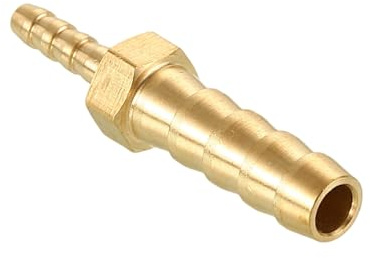 QUARKZMAN 1Stück 8mm Auf 4mm Messing Schlauchanschluss Fitting Metall Verbinder Für 3D Druck Druckluft Kompressor CNC Maschine Werkzeuge