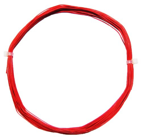 world-trading-net - 10m einadrige hochflexlible Kupferlitze, rot, 0,5mm / 0,04mm²