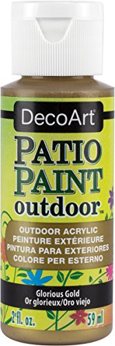 DecoArt Patio Paint 2oz-Glorious Gold