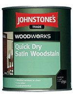 2.5LTR - JOHNSTONE'S WOODWORKS QUICK DRY WOODSTAIN MEDIUM OAK