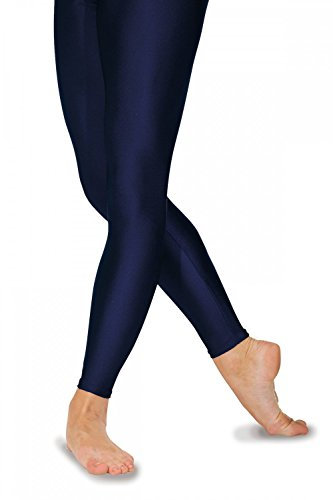 Roch Valley FLST Ballett Strumpfhosen ohne Fußteil aus Lycra Marineblau 3A (146-152cm)