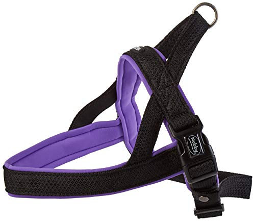 Nobby Norwegergeschirr Mesh Preno, lila L: 50-64 cm + 42 cm, B: 25/35 mm, 1 Stück