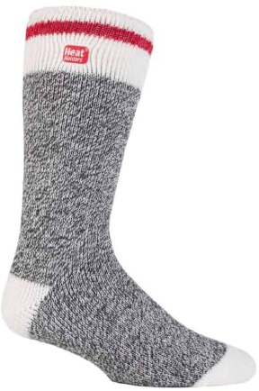 HEAT HOLDERS - Mens New Patterned Warm Winter Striped Twist Thermal Socks in 10 colours, size 6-11 UK 39-45 Eur