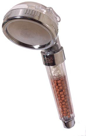 Supersoft Medium Turbo Adjustable Shower Head - Increases Pressure - Filters Hard Water - Saves Energy