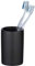WENKO Porte Brosse à Dents, gobelet Salle de Bain Polaris, Noir Mat, Céramique, ø7,5 x 11 cm