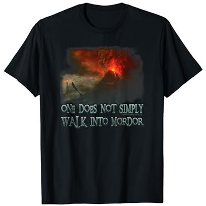 Lord of the Rings Walk in Mordor T Shirt T-Shirt