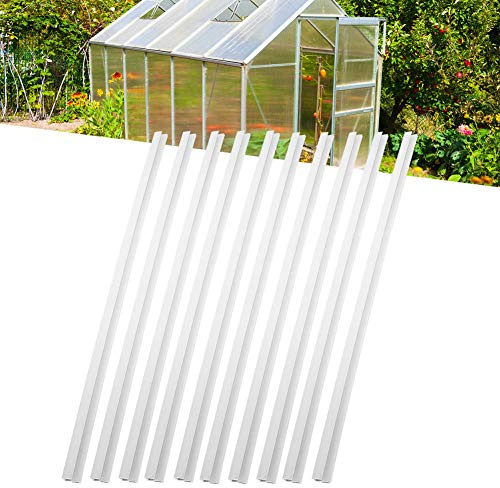 57.5cm / 22.6in PVC Strengthening Strip, Greenhouse Accessories, High Accuracy Glass Sealing for Replacement Plate for Greenhouse Plate Glass Sealing Accessories Supplies