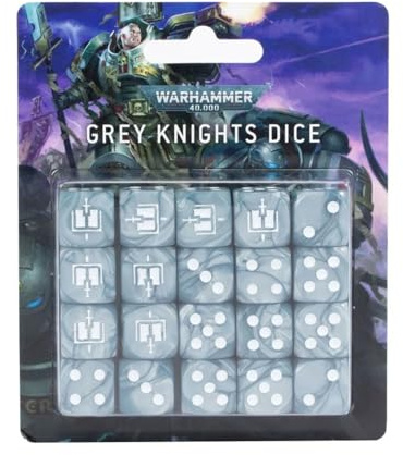 Games Workshop Warhammer 40k - Grey Knights Würfel-Set