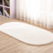 SK Studio Hochflor Shaggy Teppich Schlafzimmer Langflor Oval Modern Teppiche für Wohnzimmer, Esszimmer oder Kinderzimmer Beige, 120x160cm